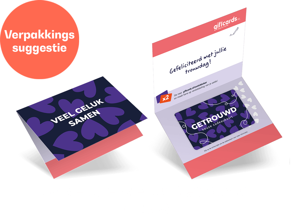 Cadeau Envelop Getrouwd